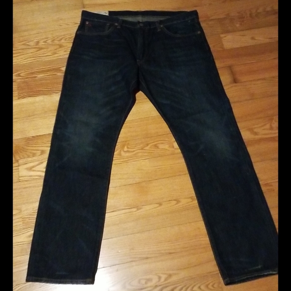 MENS BNWT POLO RALPH LAUREN HAMPTON JEANS 36X 32 - Picture 5 of 5